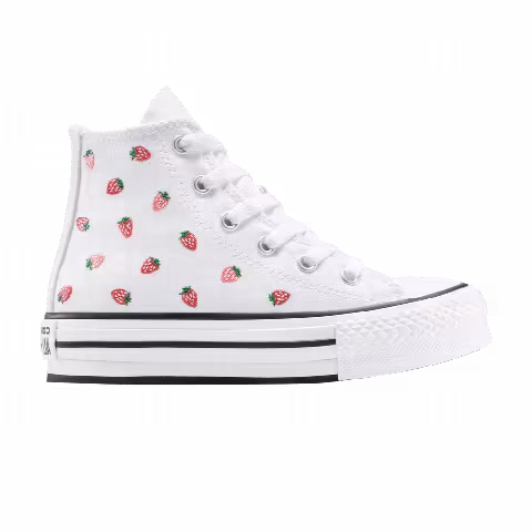 Converse Chuck Taylor All Star EVA Lift Platform High PS 'Embroidered Strawberries'