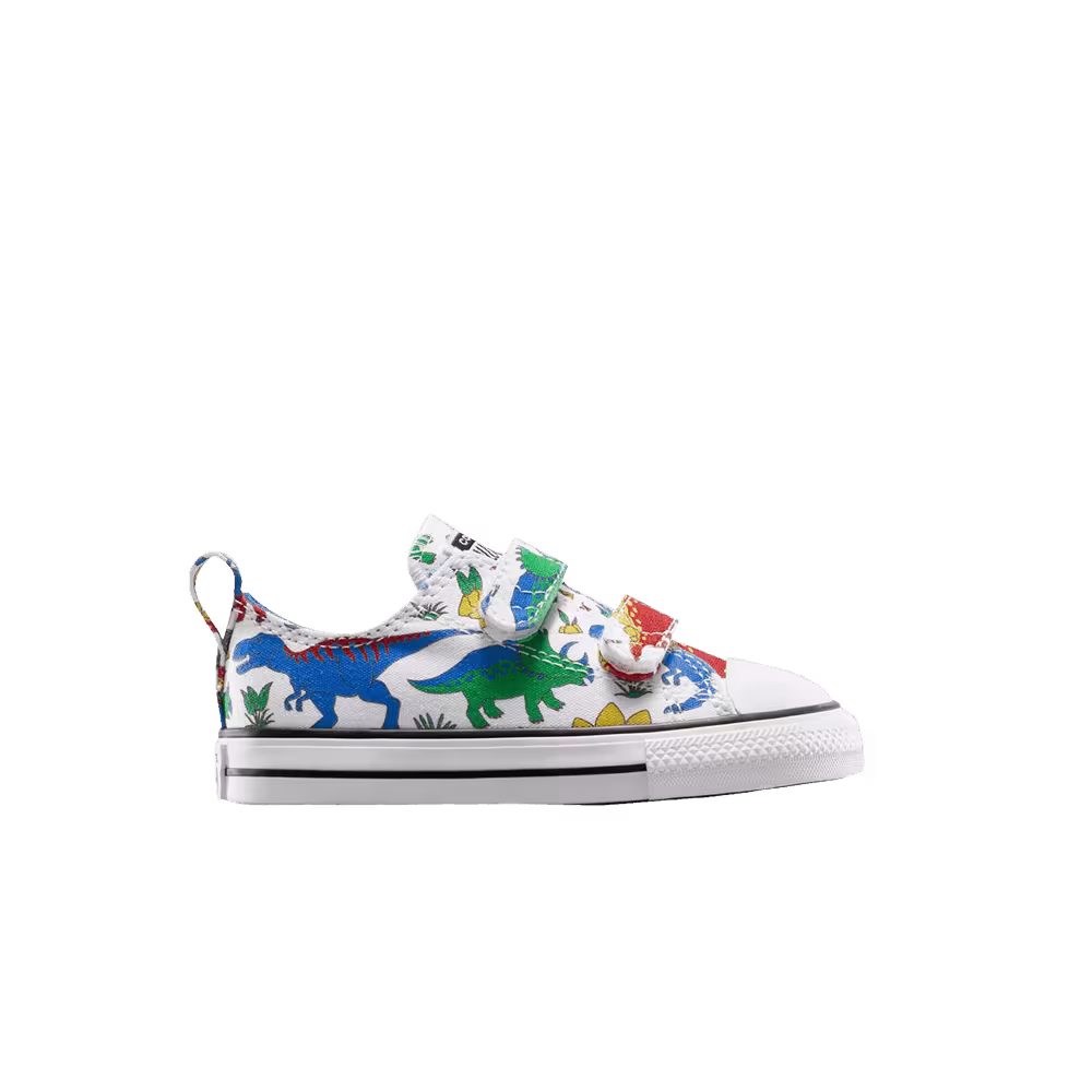 Converse Chuck Taylor All Star EasyOn Low TD Dino Party - Totally Blue Enamel Red