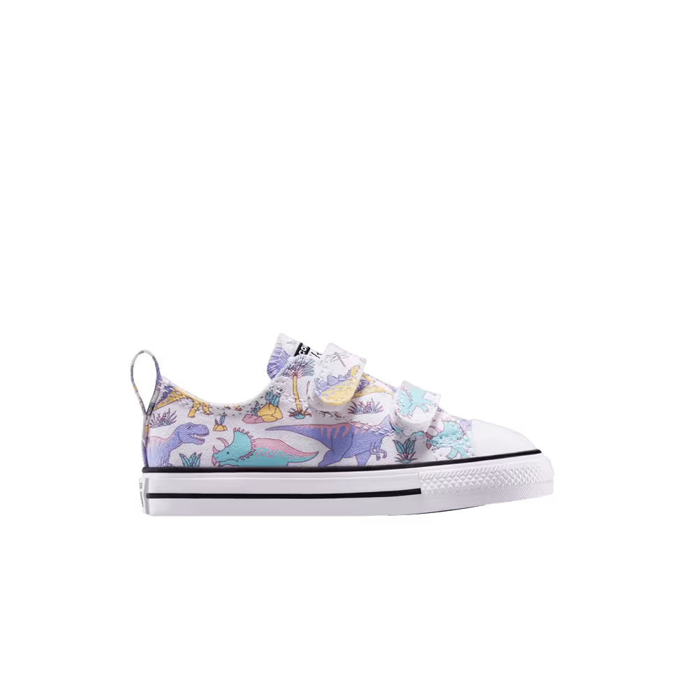 Converse Chuck Taylor All Star EasyOn Low TD Dino Party - White Ultraviolet