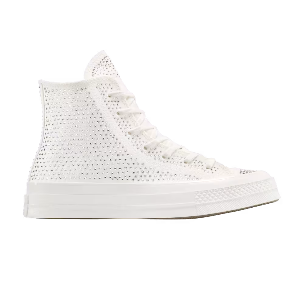 Swarovski x Converse Chuck 70 High Vintage White