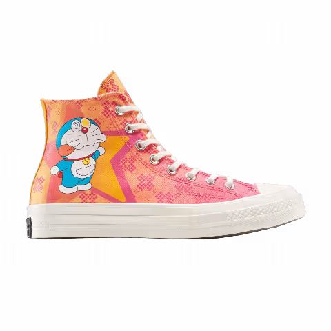 Doraemon x Converse Chuck 70 High 'Habanero Gold Flamingo'