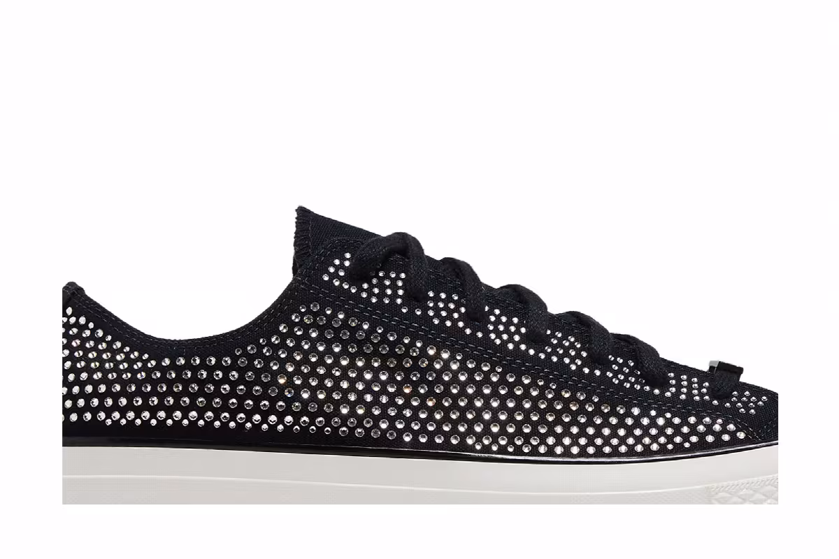 Swarovski x Converse Chuck 70 Low Black, view 3