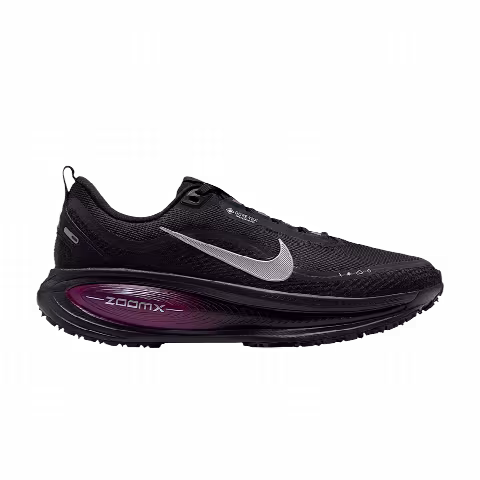 Nike Wmns Vomero 18 GORE-TEX Waterproof Road With Reflective Accents 'Black True Berry Purple Pulse Metallic Silver'
