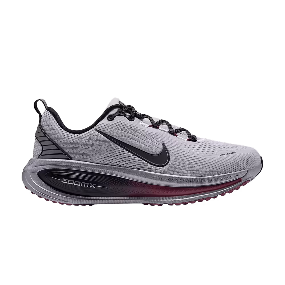Nike Women's Vomero 18 Road Vast Grey Metallic Silver Pink Smoke Black