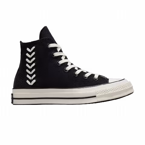 Converse Wmns Chuck 70 High 'Crafted Laces - Black Egret'