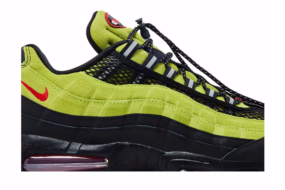 Aya Brown x Nike Air Max 95 Big Bubble - Atomic Green, view 3