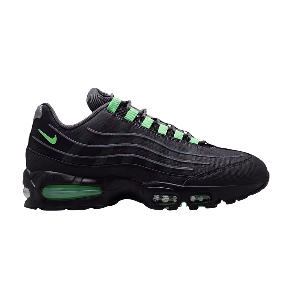 Nike Air Max 95 Big Bubble - Iron Grey Illusion Green Metallic Silver
