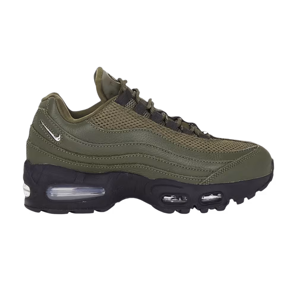 Nike Women's Air Max 95 Big Bubble Cargo Khaki Jewel Swoosh