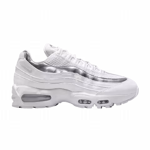 Nike Wmns Air Max 95 SE 'Big Bubble - White Metallic Silver'
