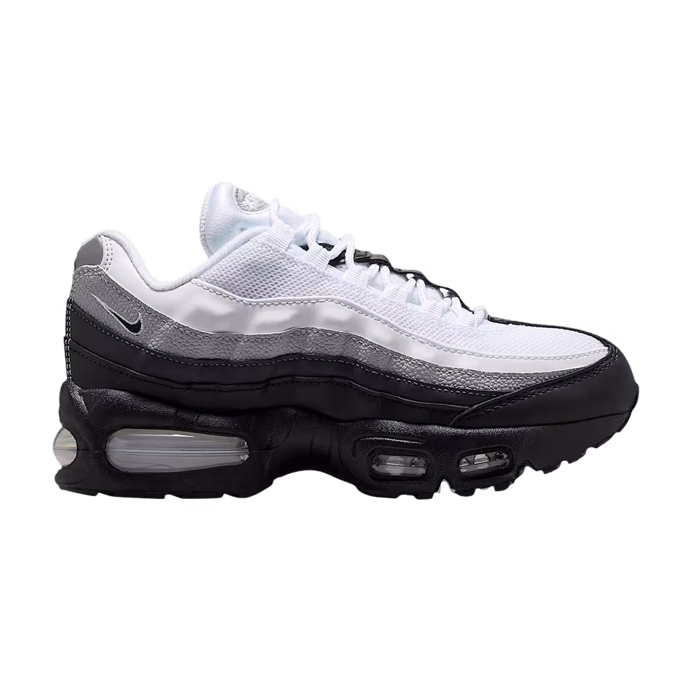 Nike Air Max 95 GS Big Bubble - Black White Wolf Grey