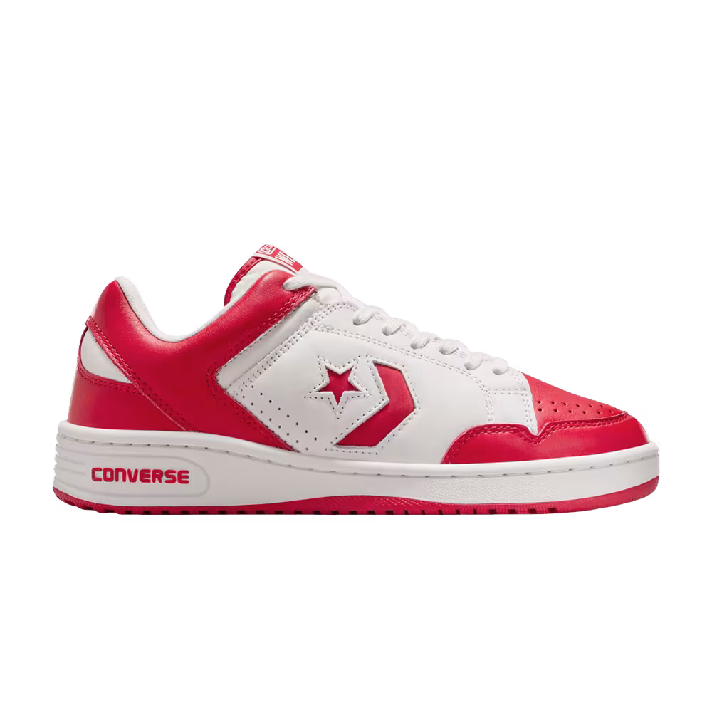 Converse Weapon Low Red Vintage White