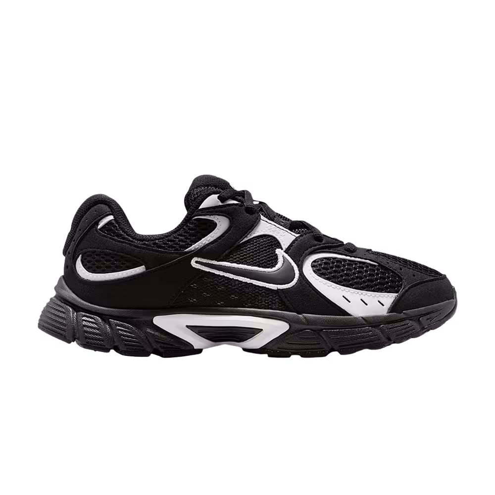 Nike V5 Runner Suede GS Black White Black