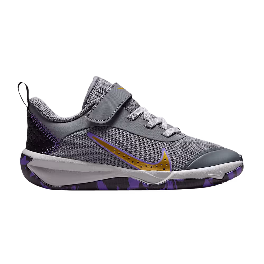 Nike Omni Multi-Court PS Smoke Grey Action Grape Light Smoke Grey Metallic Gold