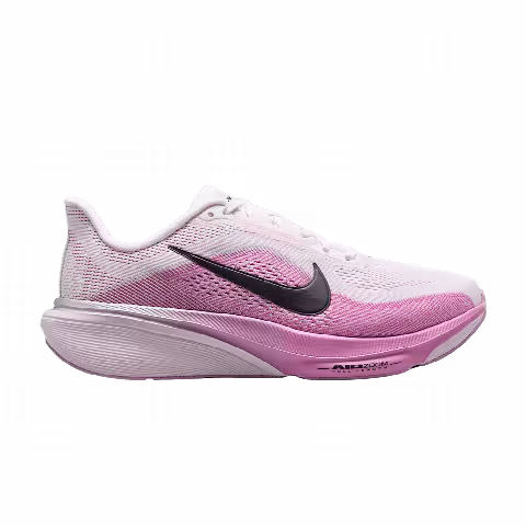 Nike Wmns Pegasus 42 Road (Wide) 'White Light Magenta Bleached Lilac Black'