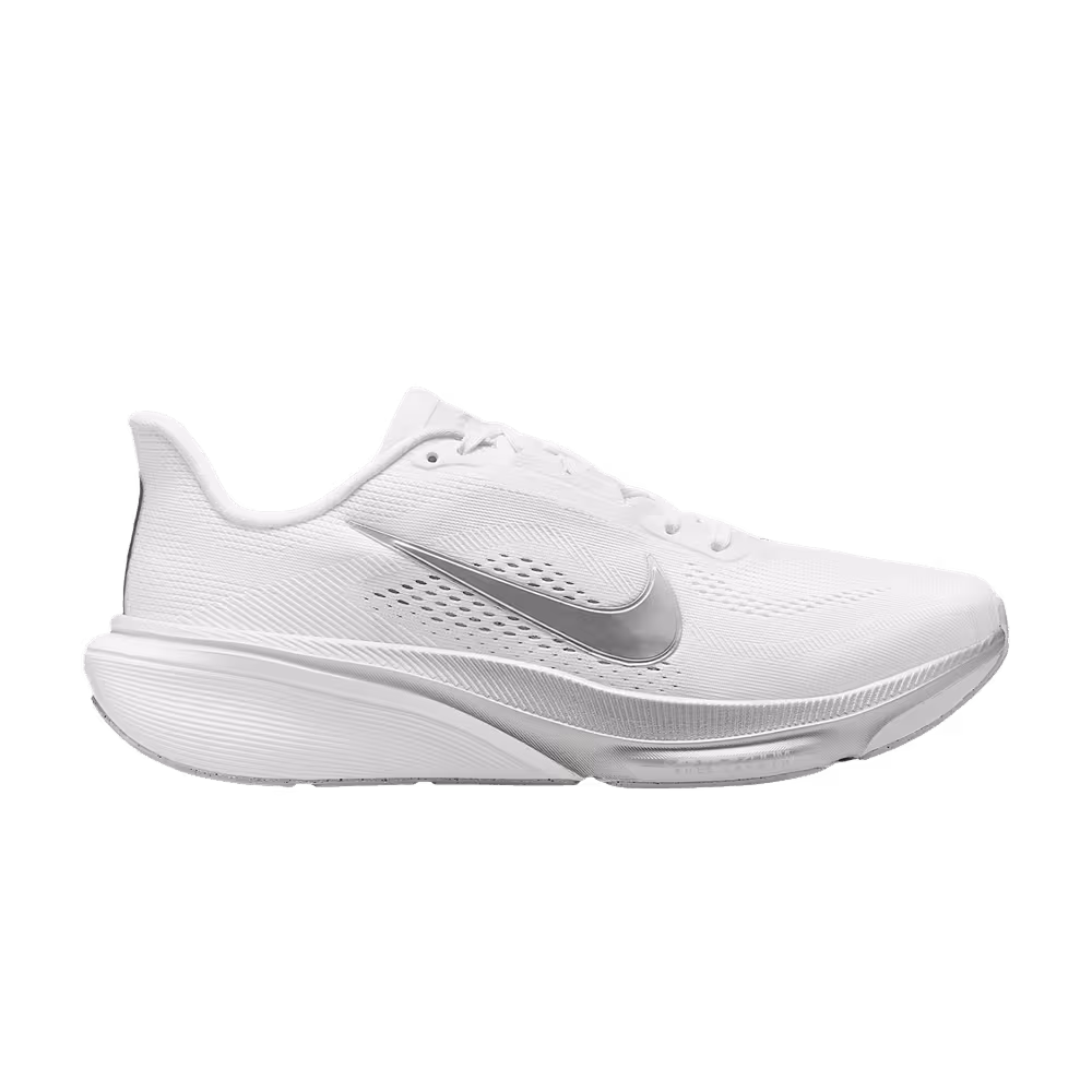 Nike Women's Pegasus 42 Road White Wolf Grey Cool Grey Metallic Silver