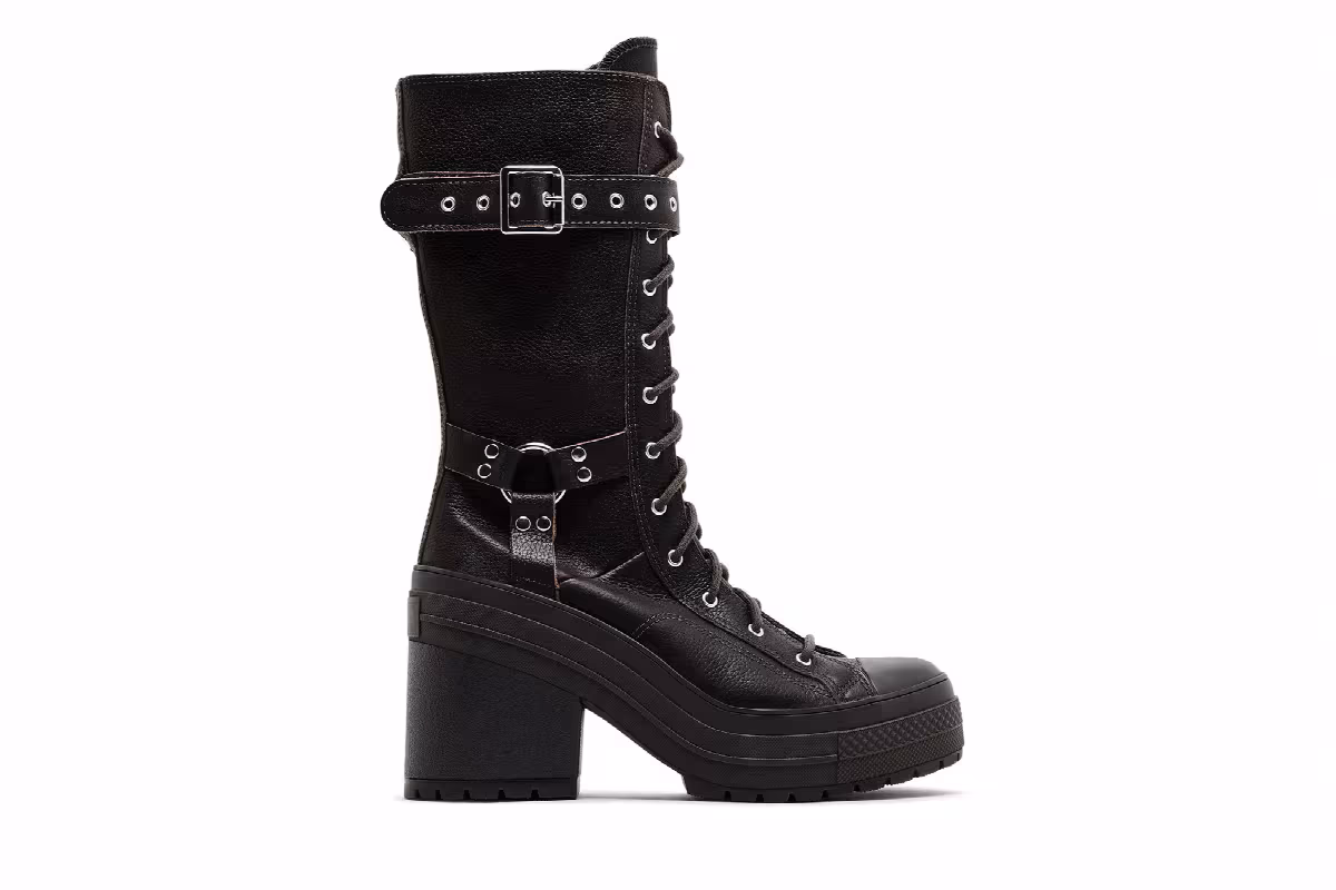 Converse Women's Chuck 70 De Luxe Heel XX Platform High Mudguard Buckles, view 2