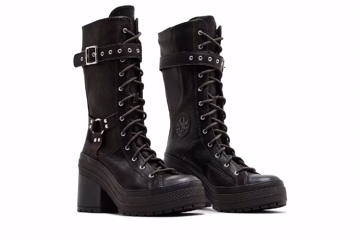 Converse Women's Chuck 70 De Luxe Heel XX Platform High Mudguard Buckles, view 9