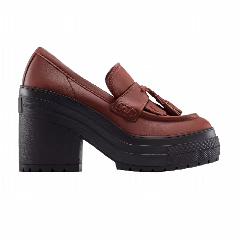 Converse Wmns Chuck 70 De Luxe Heel Loafer Platform Low 'Dark Roast'
