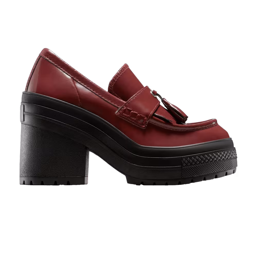 Converse Women's Chuck 70 De Luxe Heel Loafer Platform Low Rottin Apple
