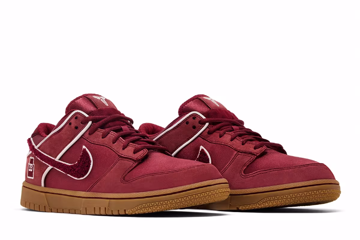 Kobe Bryant x Nike Dunk Low Protro Team Red, view 9