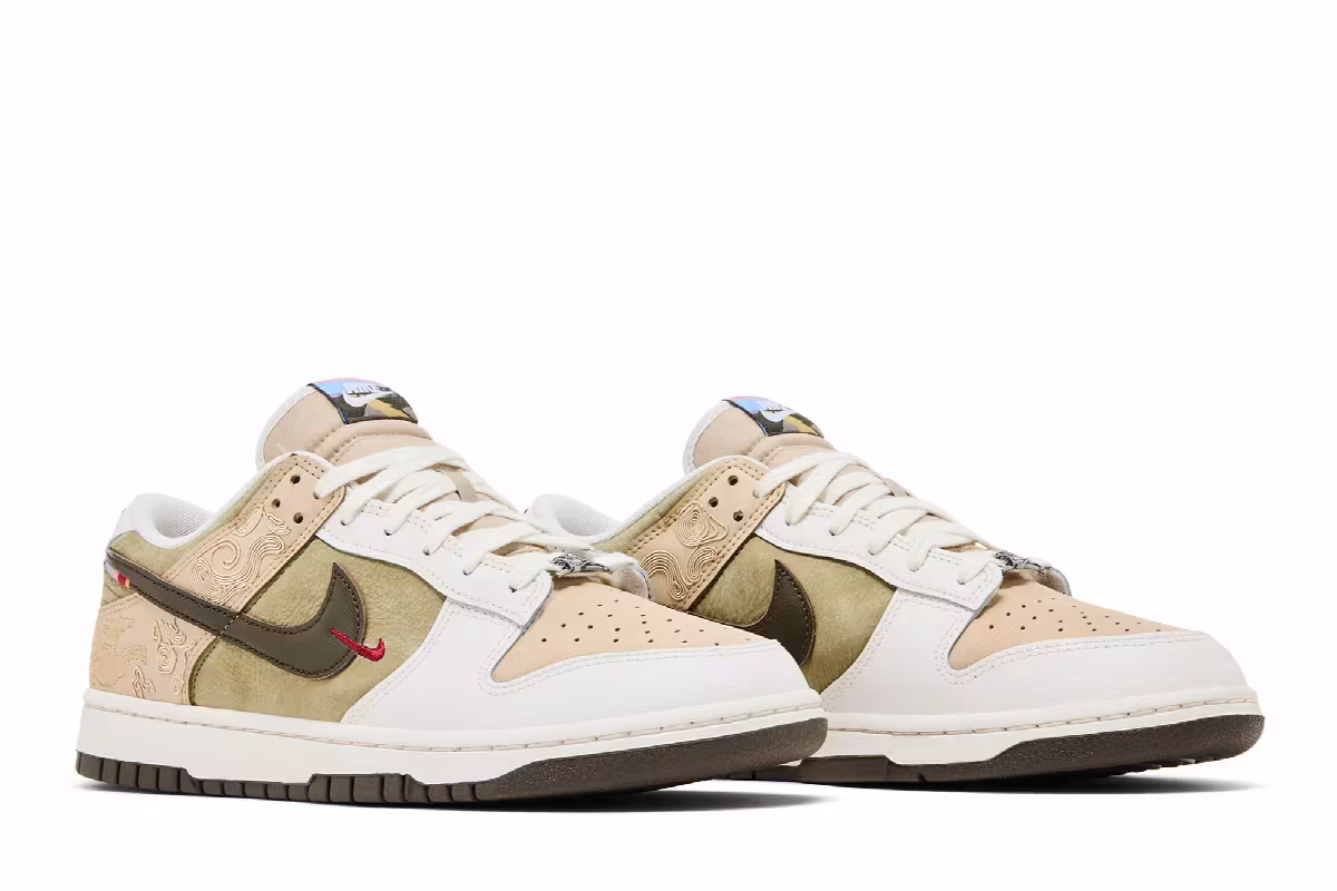 Nike Dunk Low Pegasus Pack - Linen Phantom, view 9
