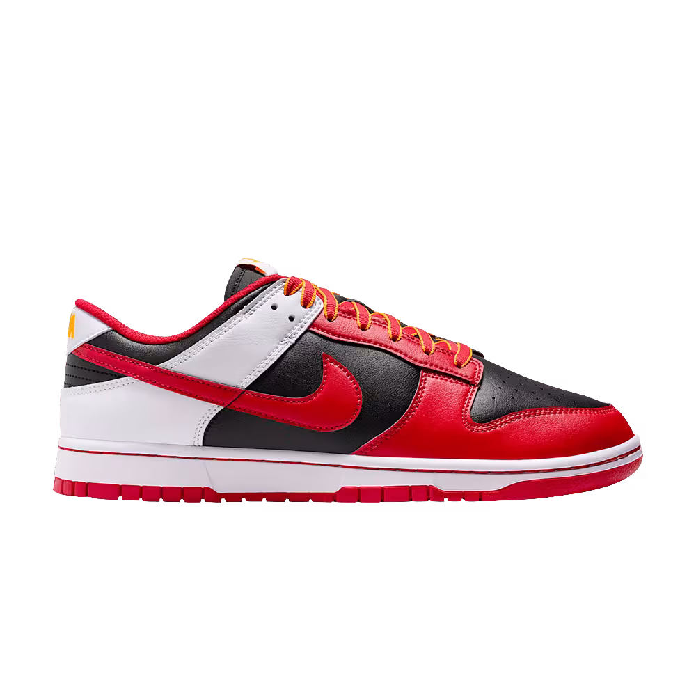 Nike Dunk Low Black White University Gold