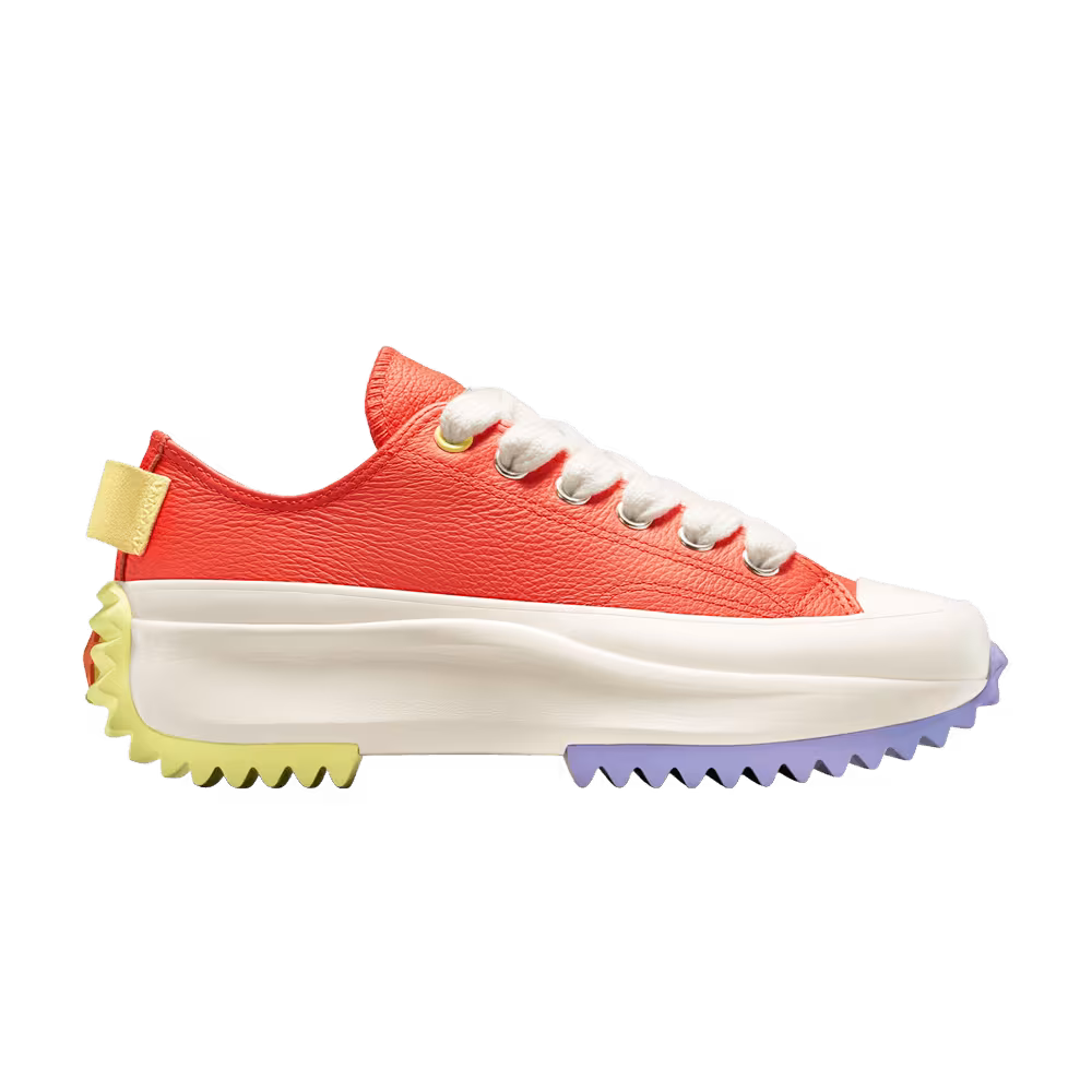 Converse Women's Run Star Hike Platform Low Color Pop - Vermillion Red