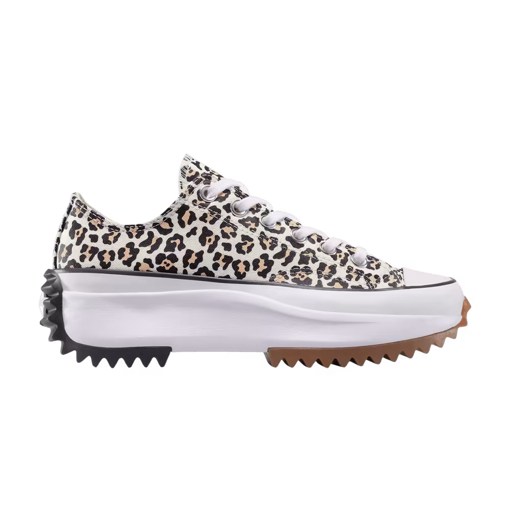Converse Women's Run Star Hike Platform Low Archive Leopard