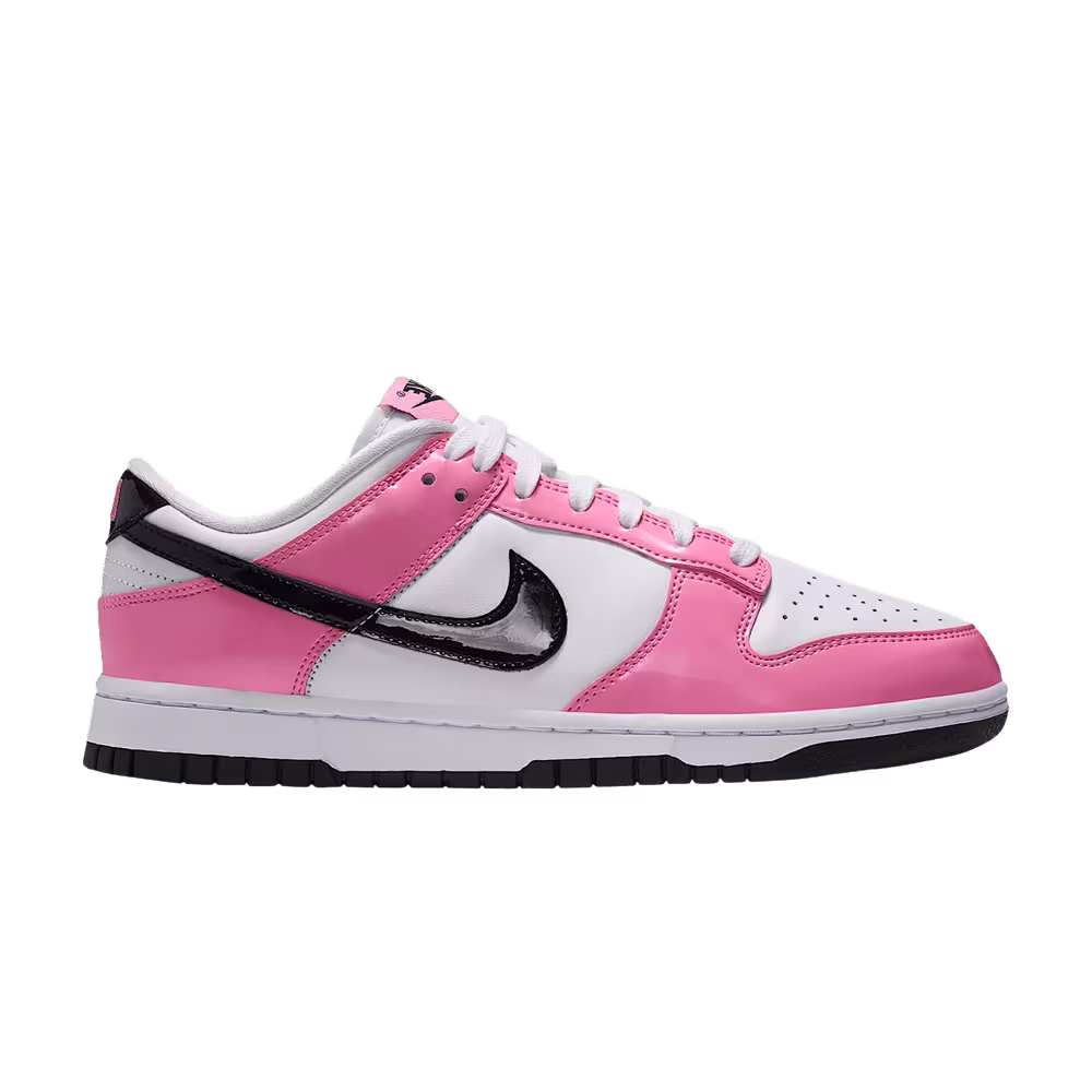 Nike Women's Dunk Low SE Gloss Pink Spell White Black