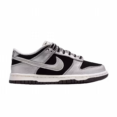 Nike Dunk Low LV8 GS 'Metallic Silver Black Sail'