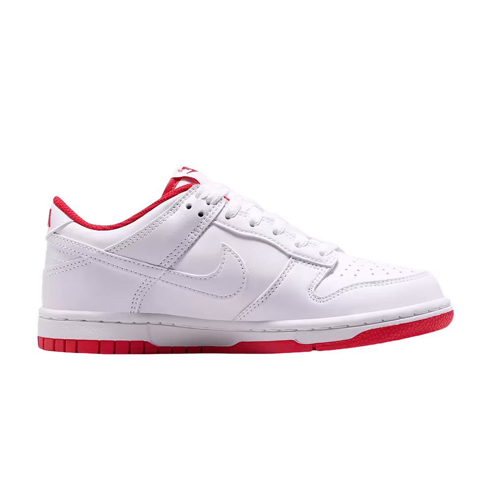 Nike Dunk Low GS White University Red White