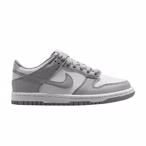 Nike Dunk Low GS 'White White Light Smoke Grey'