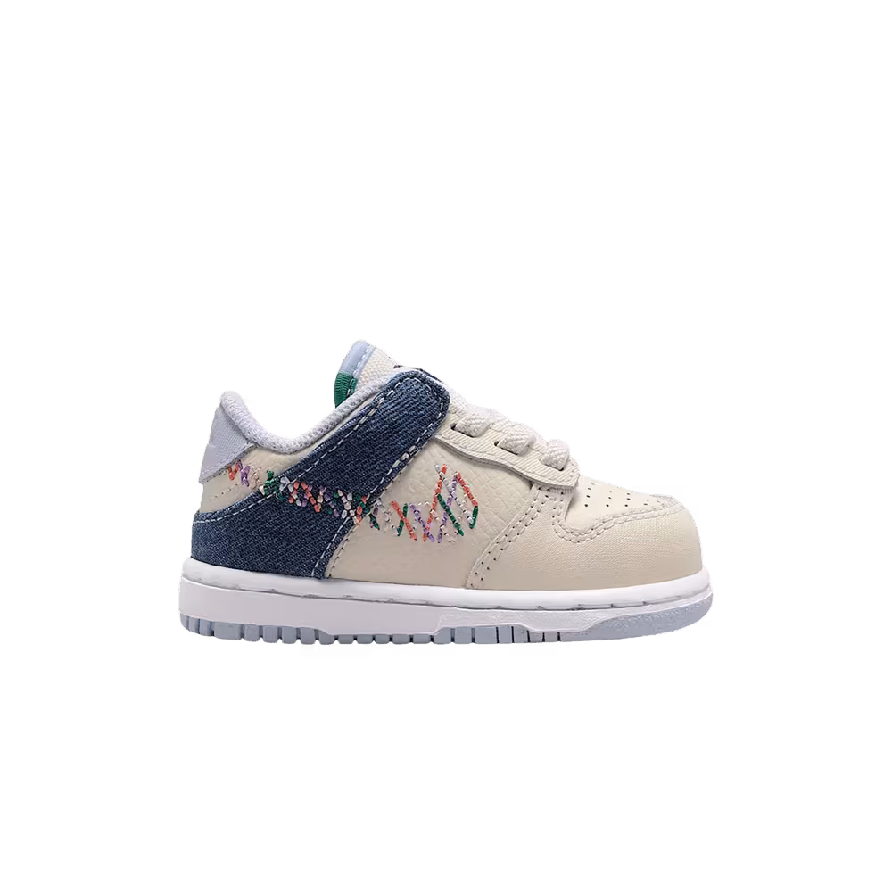 Nike Dunk Low TD Soft Pearl Blue Denim Midnight Navy Multi-Color