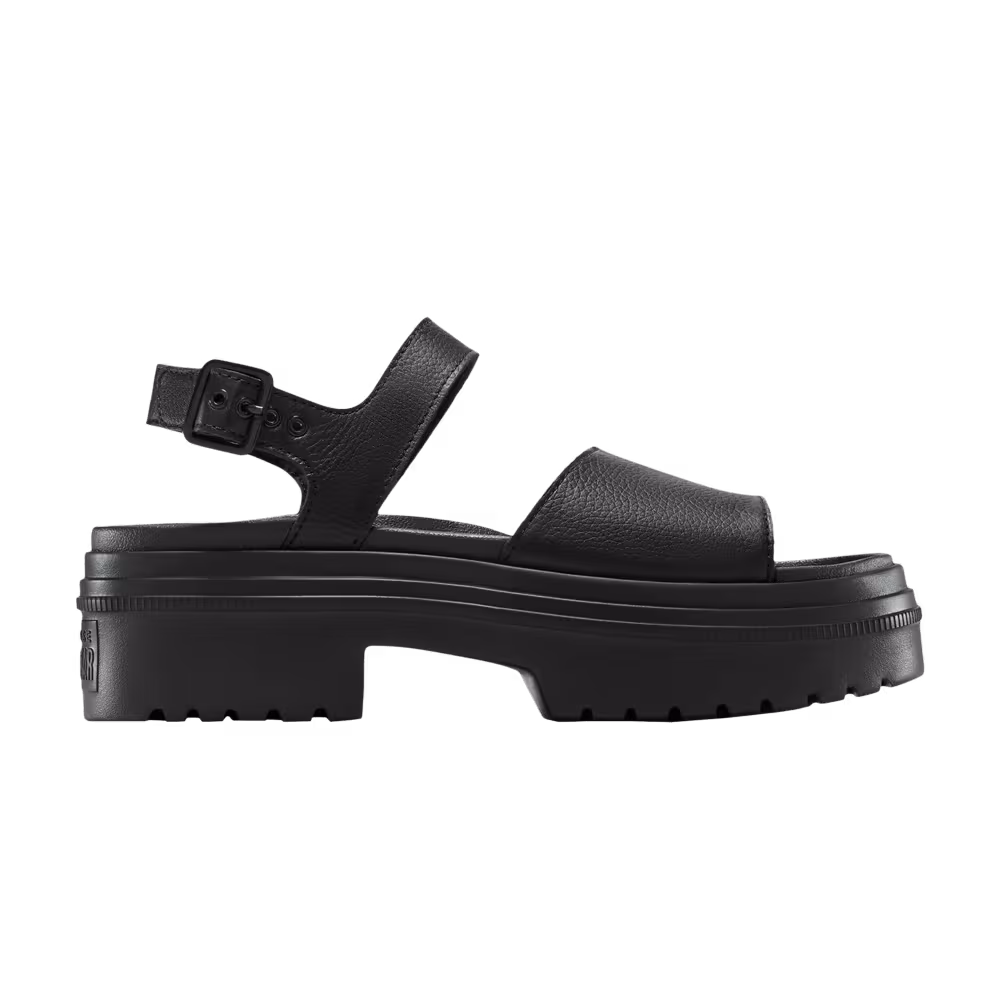 Converse Women's Chuck Taylor All Star Lugged Heel Sandal Triple Black