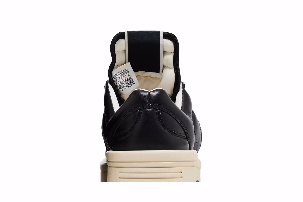 Rick Owens x Converse DRKSHDW TURBOWPN Low Black Cloud Cream, view 8