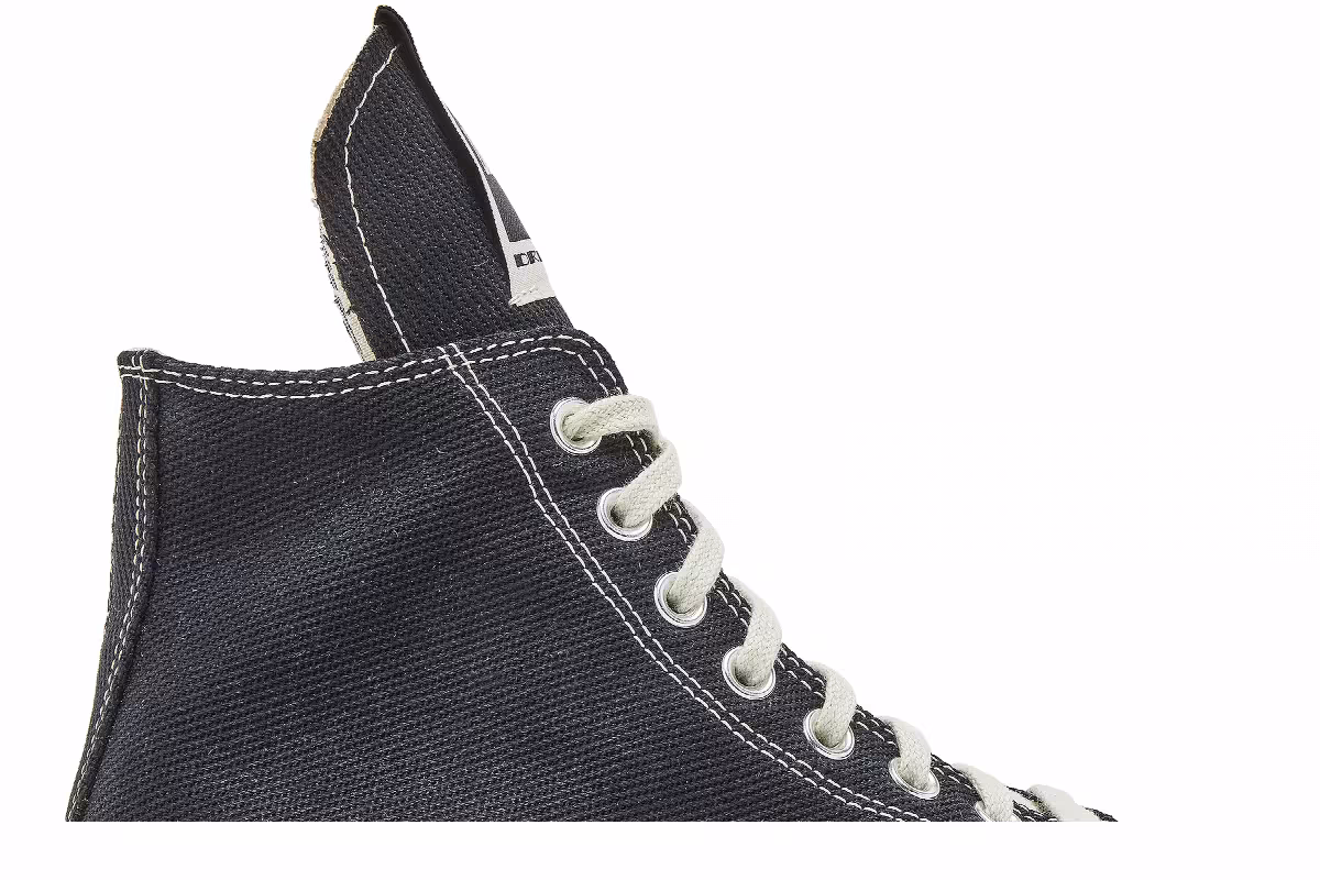 Rick Owens x Converse DRKSHDW DRKSTAR Chuck 70 High Black, view 3