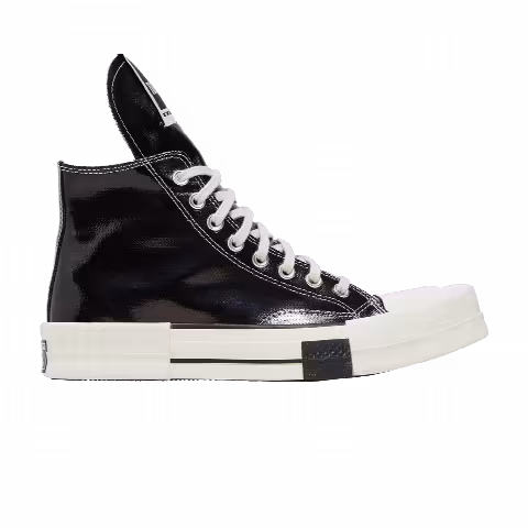 Rick Owens x Converse TURBODRK Chuck 70 High 'Black Lacquer'