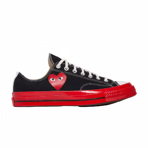 Comme des Garçons Play x Converse Chuck 70 Low 'Black Red'