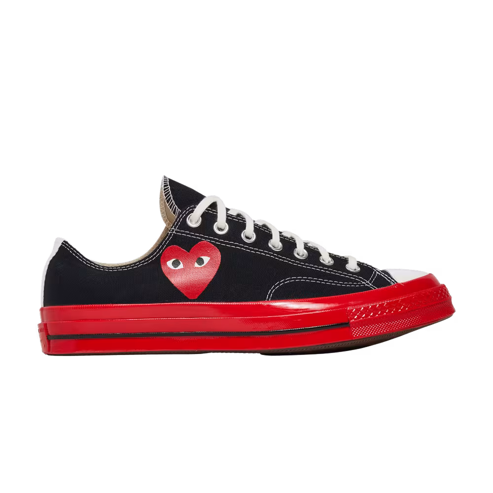 Comme des Garçons Play x Converse Chuck 70 Low Black Red