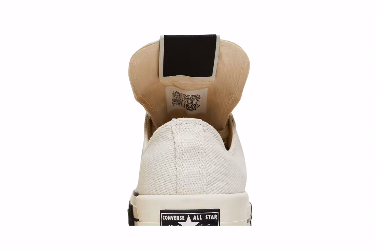Rick Owens x Converse DRKSHDW DRKSTAR Chuck 70 Low Egret, view 8