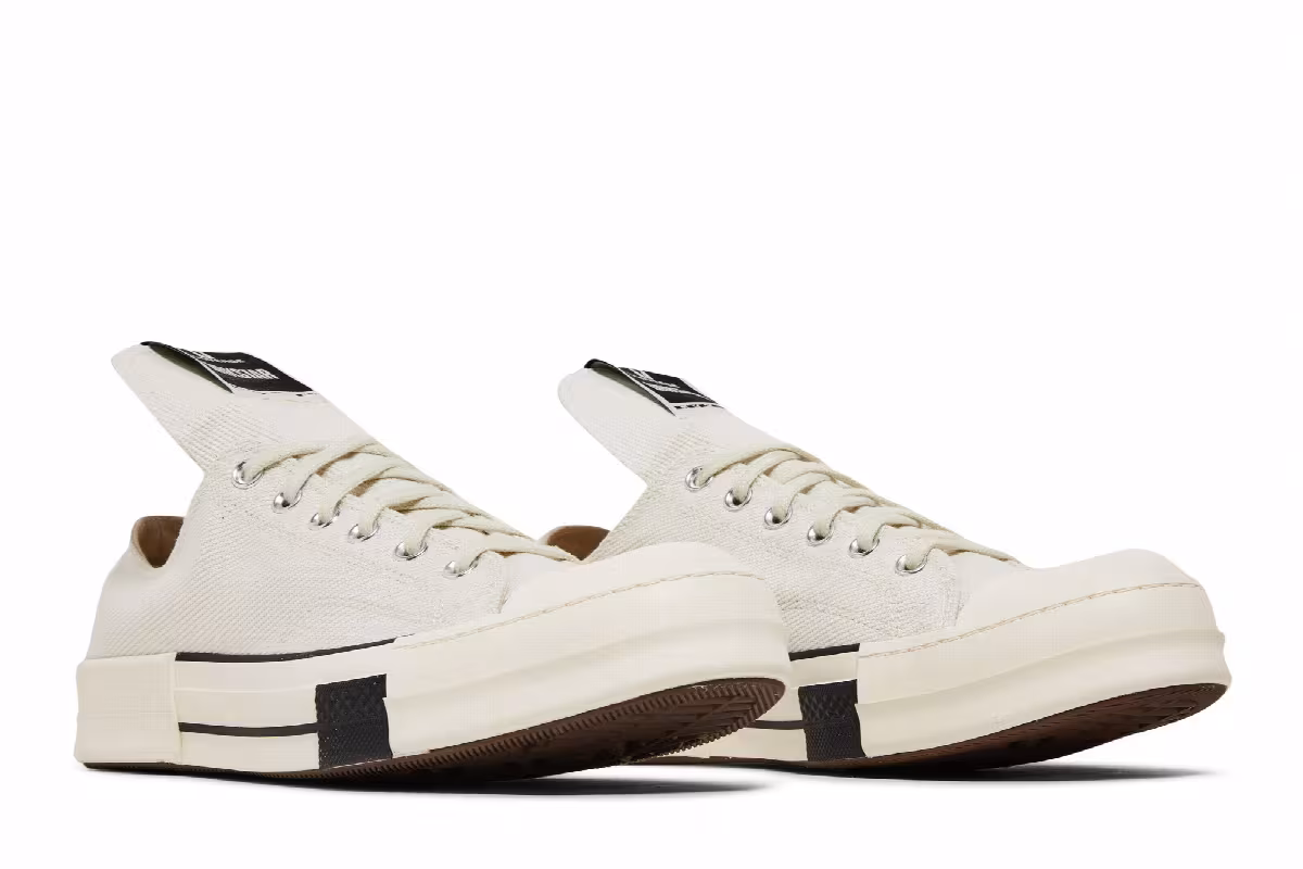 Rick Owens x Converse DRKSHDW DRKSTAR Chuck 70 Low Egret, view 9