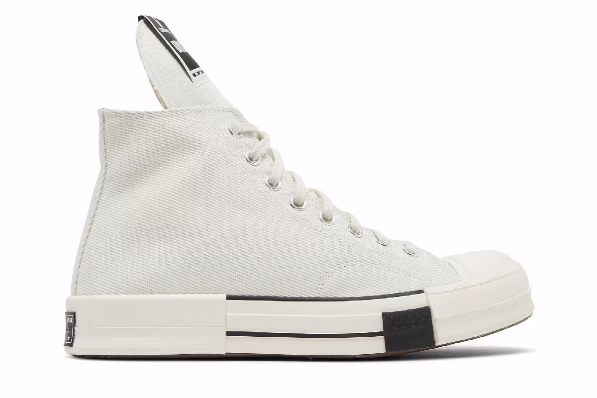 Rick Owens x Converse DRKSHDW DRKSTAR Chuck 70 High Egret, view 2