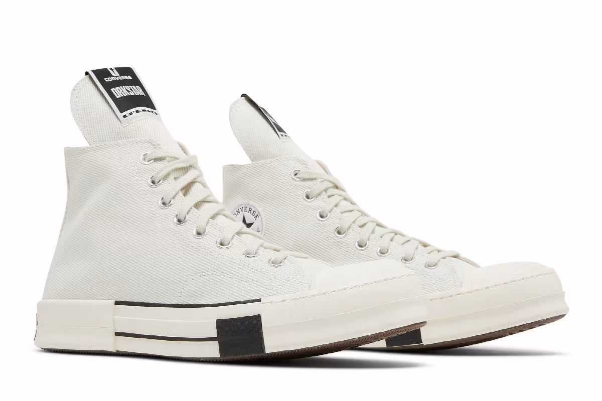 Rick Owens x Converse DRKSHDW DRKSTAR Chuck 70 High Egret, view 9