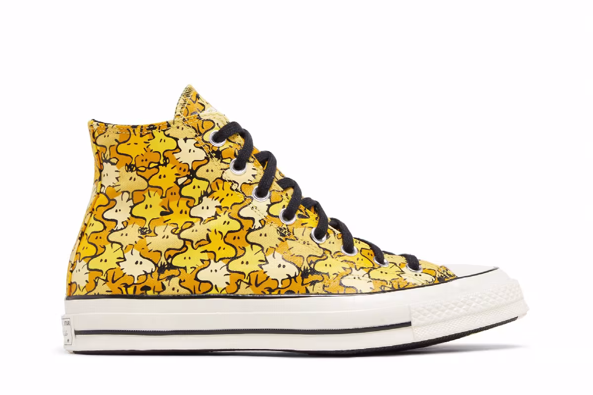 Peanuts x Converse Chuck 70 High Woodstock Camo, view 2