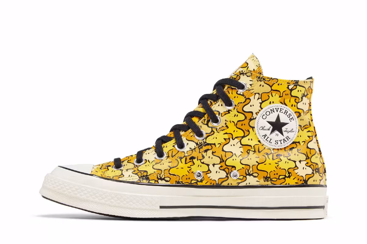 Peanuts x Converse Chuck 70 High Woodstock Camo, view 4