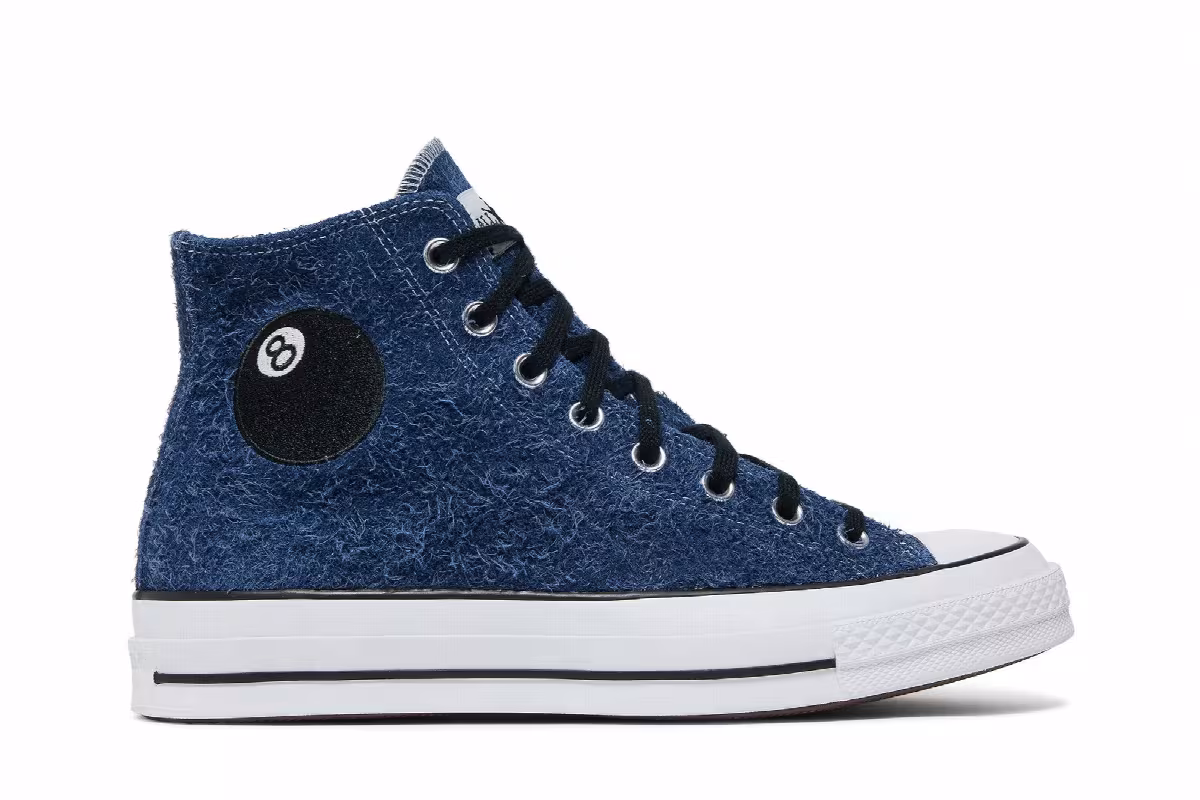 Stussy x Converse Chuck 70 High 8 Ball, view 2