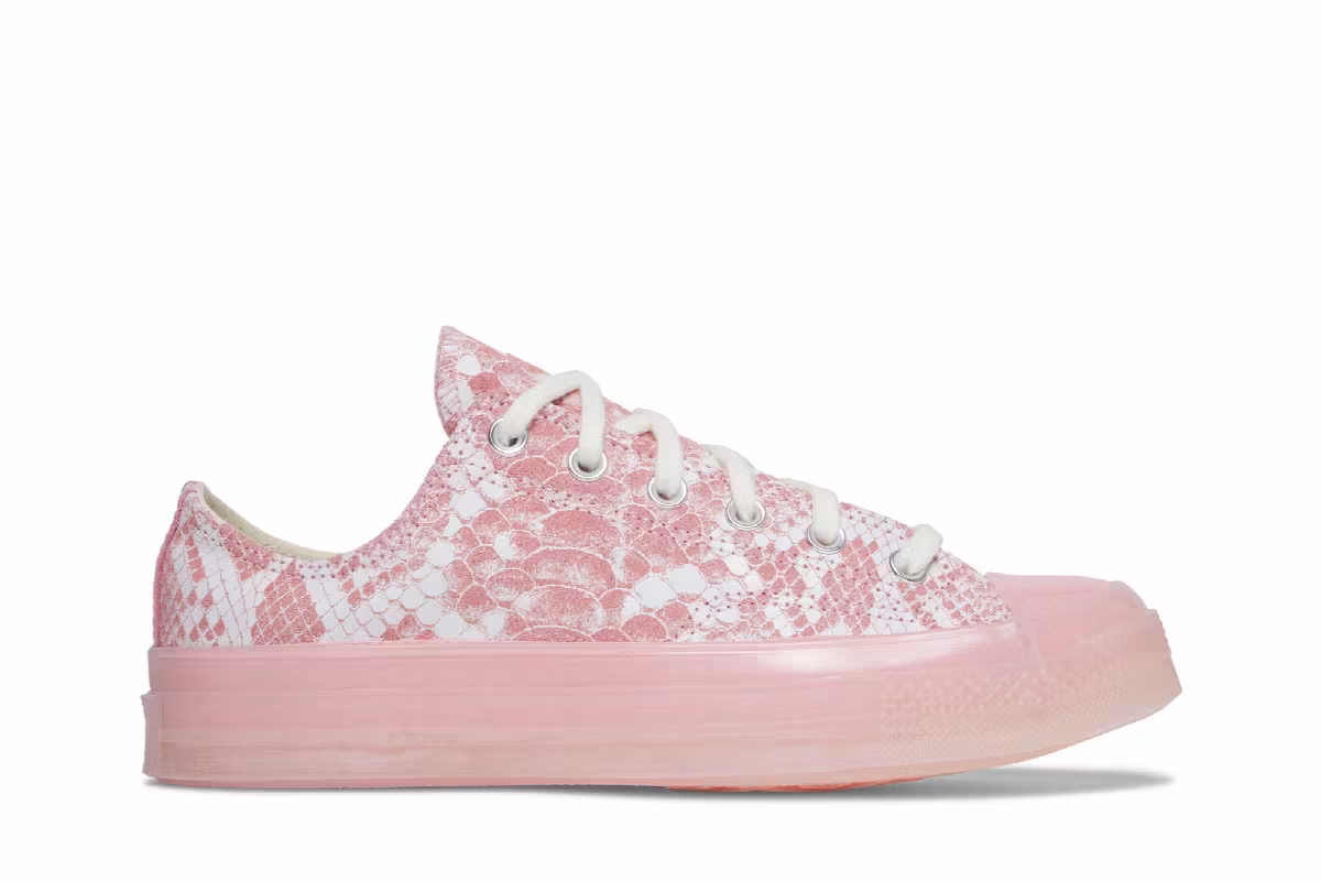 Golf Wang x Converse Chuck 70 Low Pink Python, view 2