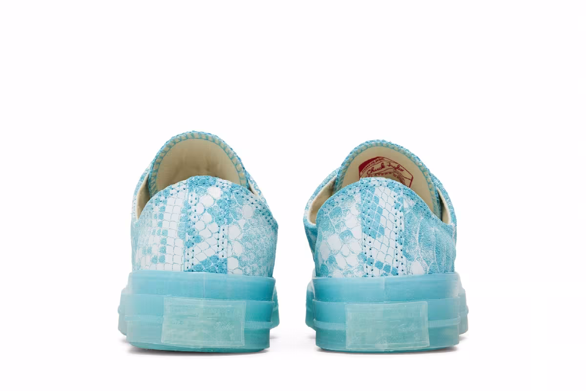 Golf Wang x Converse Chuck 70 Low Blue Python, view 7