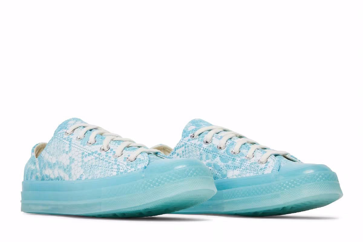 Golf Wang x Converse Chuck 70 Low Blue Python, view 9