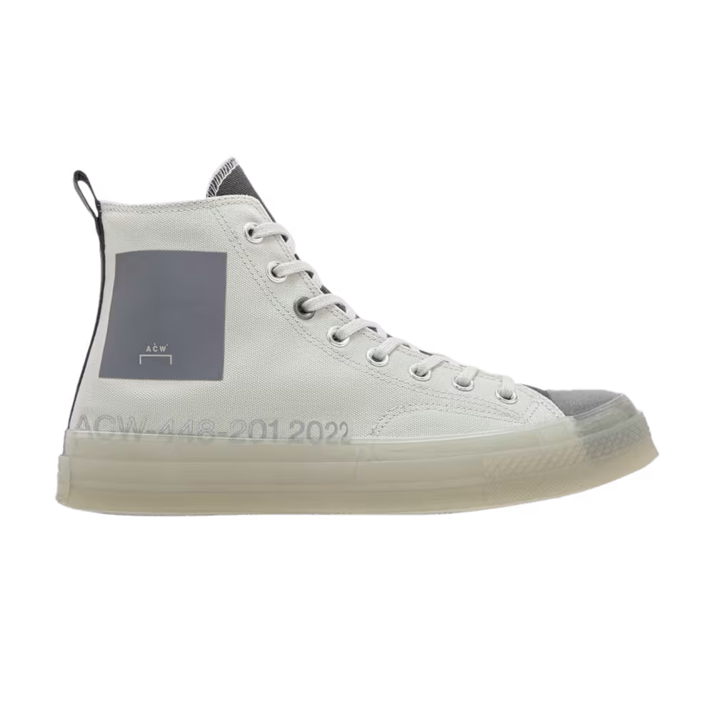 A-Cold-Wall* x Converse Chuck 70 High Silver Birch